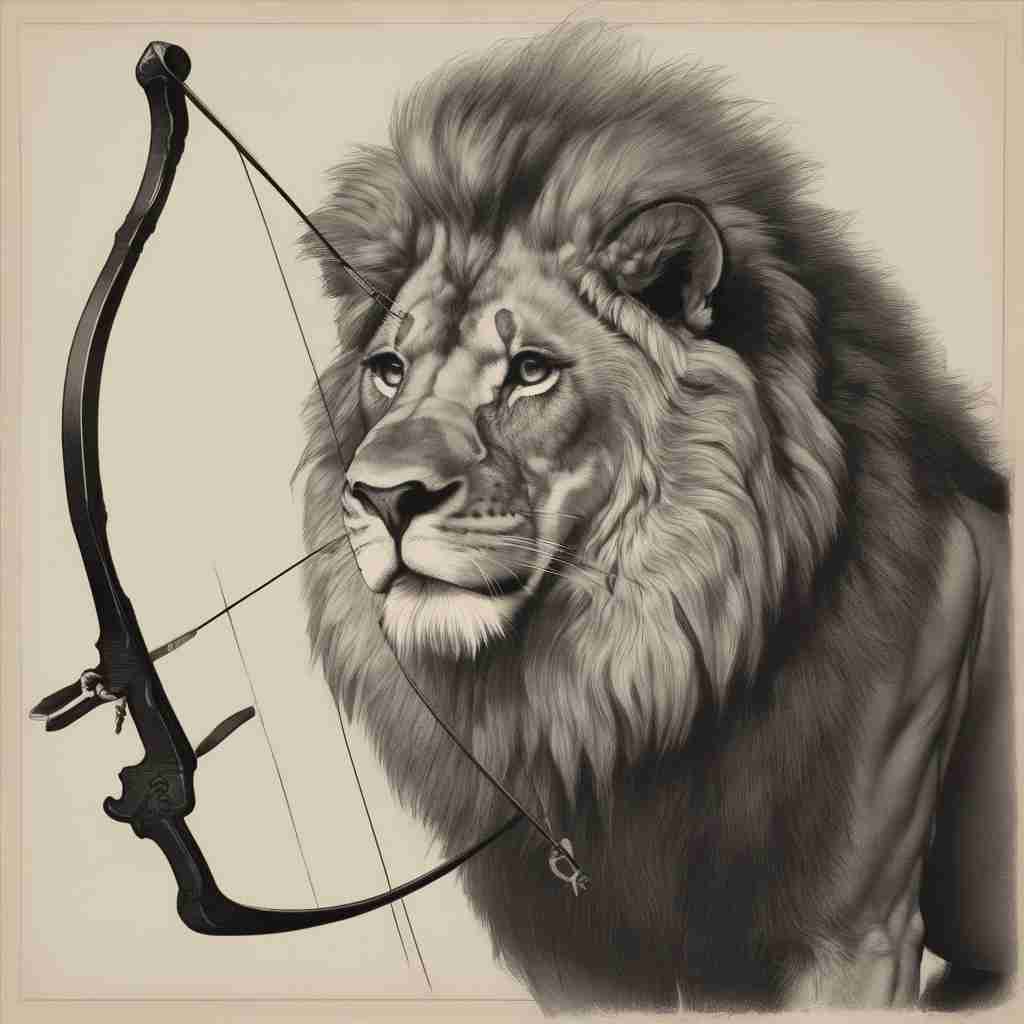 Lion and bow 5